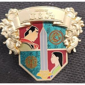 Disney Pin MULAN LI SHANG SWORD GOLDEN CREST AP Sample Artist Proof LE 00074